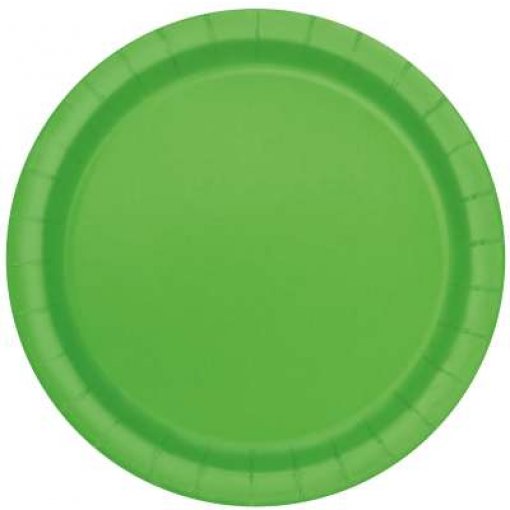 Pratos Liso Verde Claro 18cm