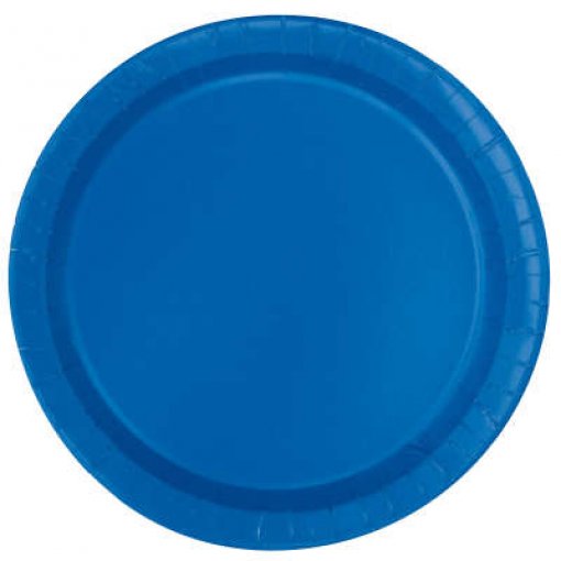 Pratos Liso Azul Escuro 18cm