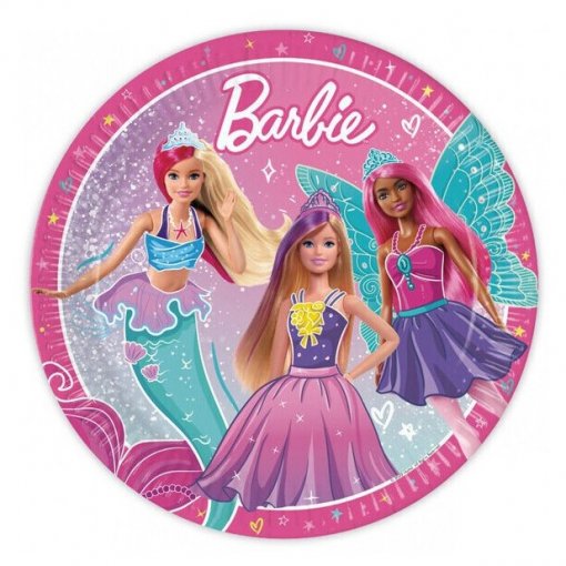 Pratos Barbie 23cm
