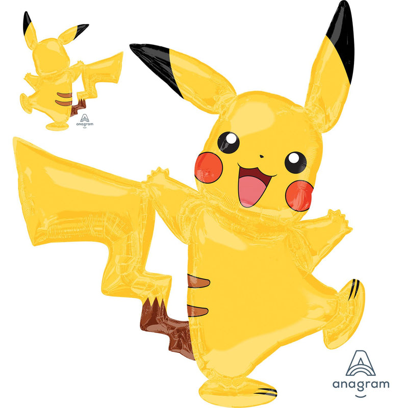 Balão Foil Airwalker Pokémon - Pikachu