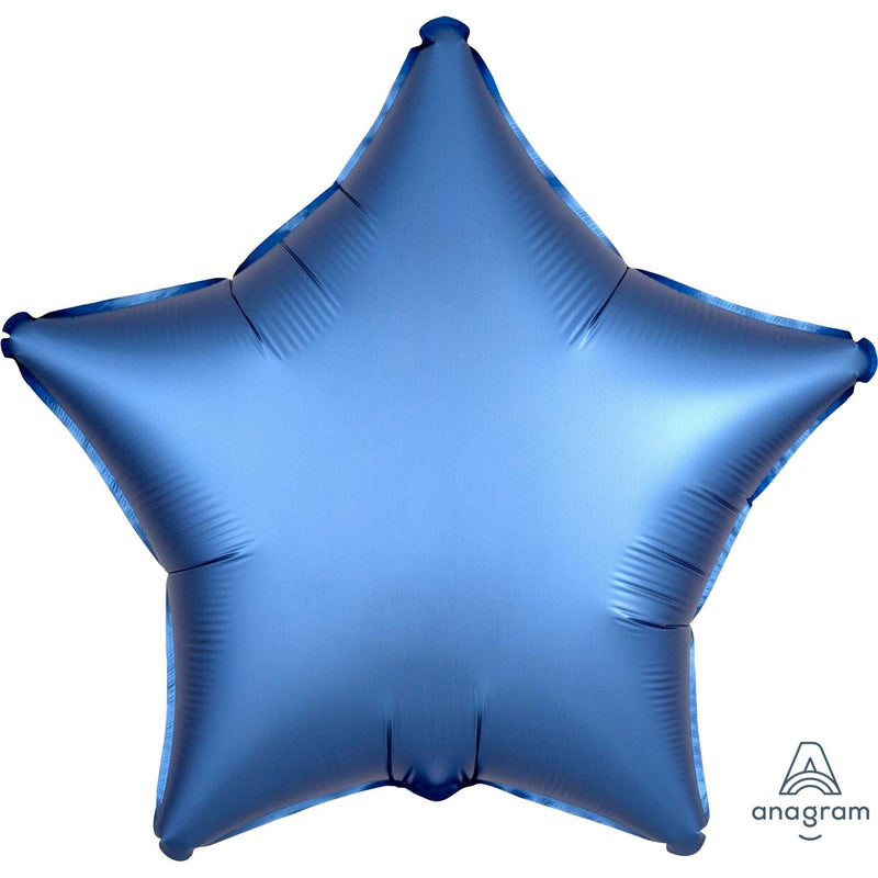 Balão Foil Mate Estrela Azul Royal