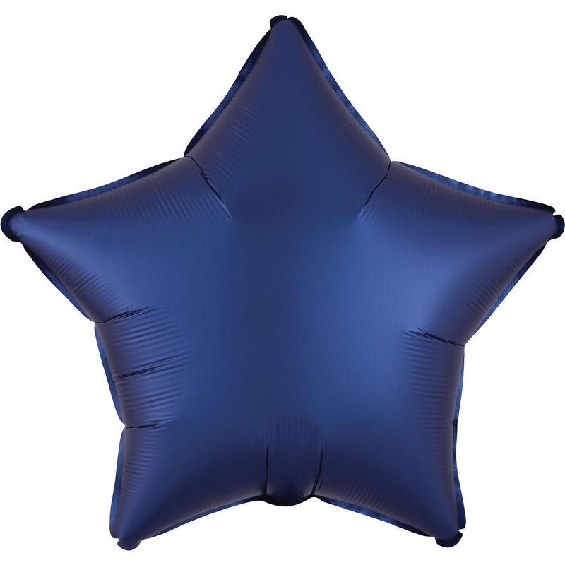 Balão Foil Mate Estrela Azul Escuro
