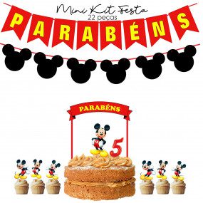 Mini Kit Festa Mickey