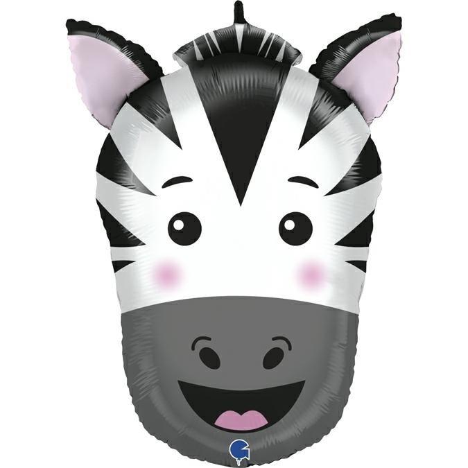 Balão Foil Cabeça de Zebra 29"