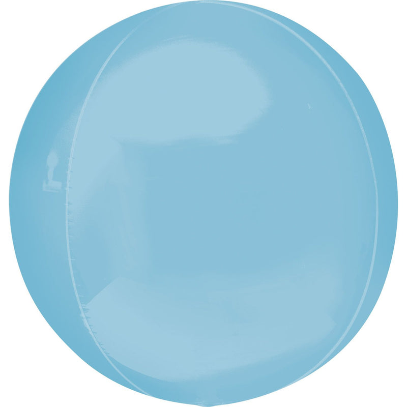 Balão Foil Orbz Azul Claro