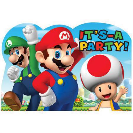Convites Super Mario